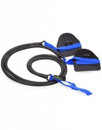 Mad Wave Treningsstrikk med Paddles, motstand 6,3-15,4 kg (Blå)